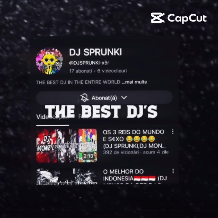the best dj is not @DJSPRUNKI-x5r