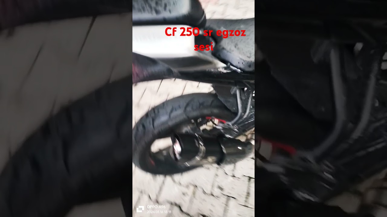 Cf 250 sr egzoz sesi 