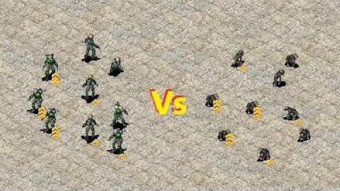 Initiates vs Monkeys - Red Alert 2