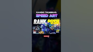 Gaming Thumbnail Design #thumbnail #thumbnailtitorial #bgmi