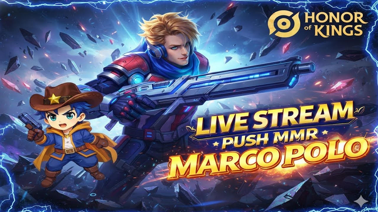LIVE Honor of kings | SKUY PUSH RANK HONOR OF KING MARCO POLO