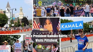 Vice President Kamala Harris Visits Pittsfield