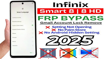 Smart 8 | 8 HD Google/Frp Bypass Android 13 | Setting Not Open (Without Pc) New Method 2025