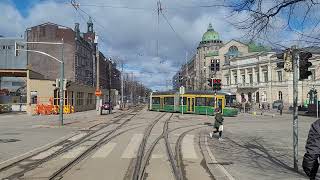 Helsingin raitiolinja 1 Eira-Käpylä. Helsinki tramline 1.@hslhrt @HKLHST