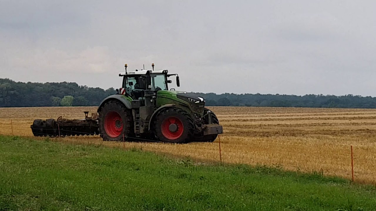 Stoppelbearbeitung XXL 2019 mit vredo vt 5518-3 und Fendt vario 1042 mit Amazone catros