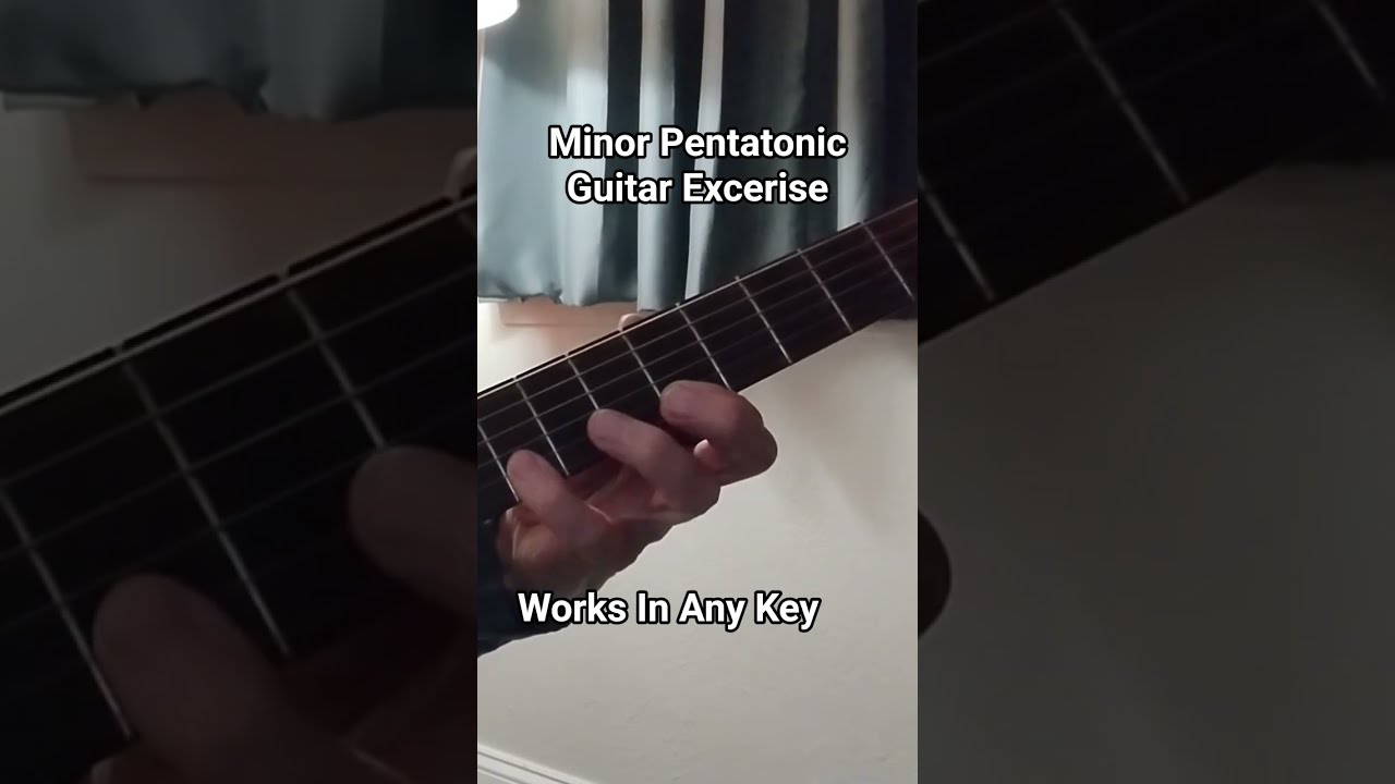 2 Octave Minor Pentatonic Guitar Exercise Works In Any Key