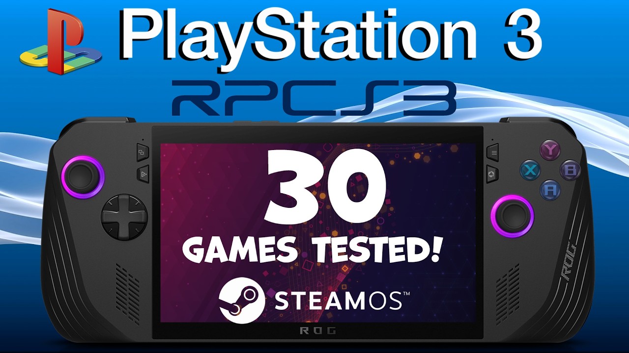 30 Best PS3 Games on ASUS ROG Ally X (SteamOS) — Best Performance Test