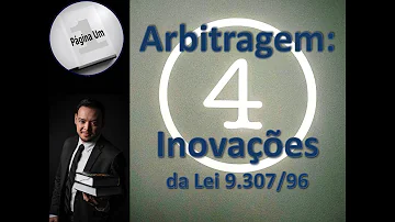 O que diz a Lei federal 9.307 96?