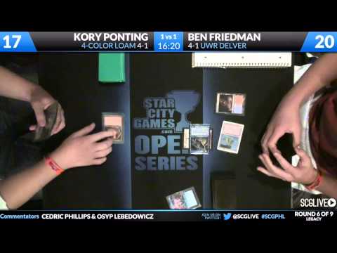 SCGPHL - Legacy - Round 6b - Kory Ponting vs Ben Friedman