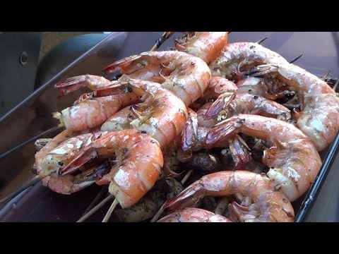 Barbecue BBQ Grilled Shrimp