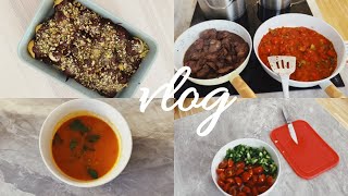 Sessiz Vlog 52 || Yemek menülerimi nasıl oluşturuyorum? || Köz biberli patates çorbası, Profiterol