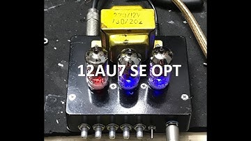 How to wind a 2W single ended output transformer for 12AU7 tube