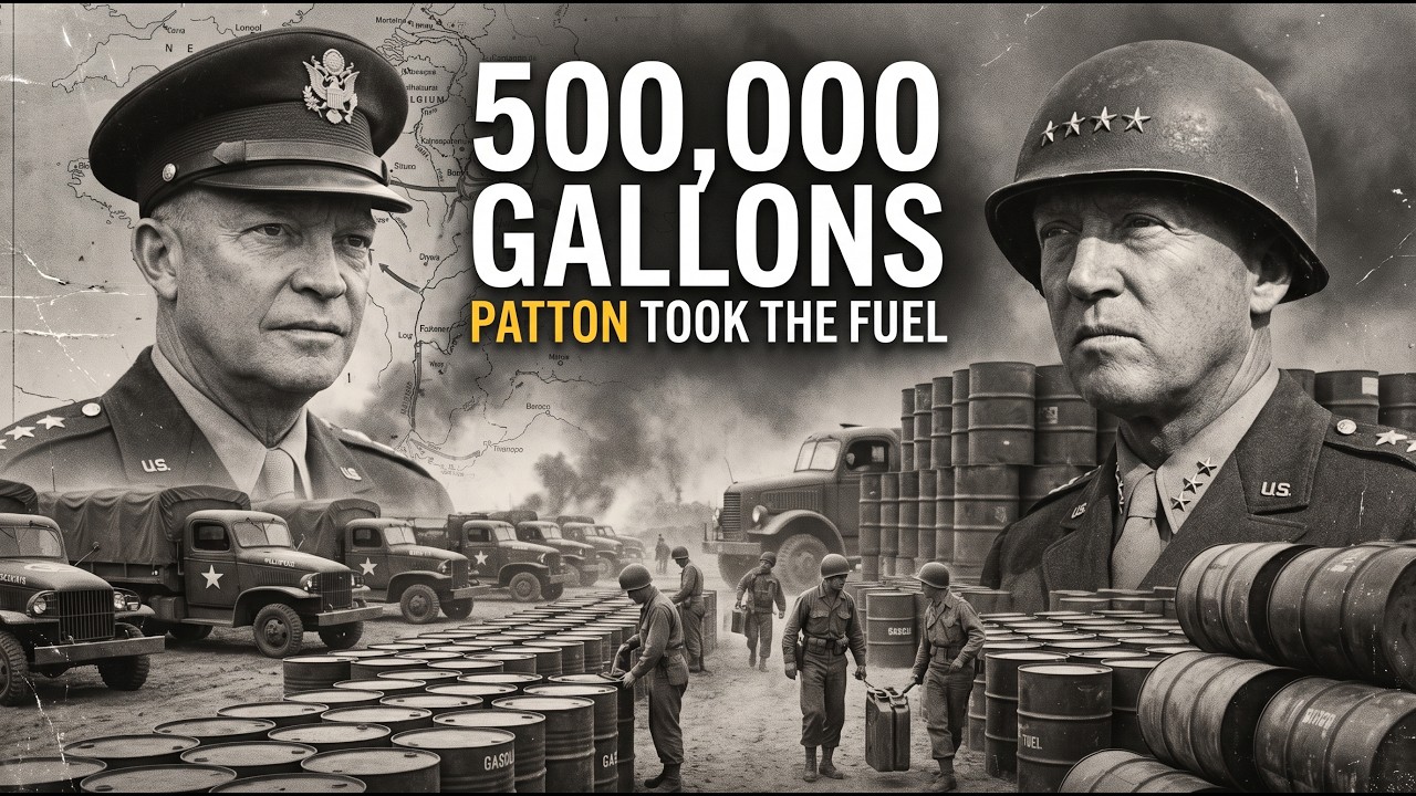 What Eisenhower Said When He Found Out Patton Stole 500,000 Gallons of Fuel