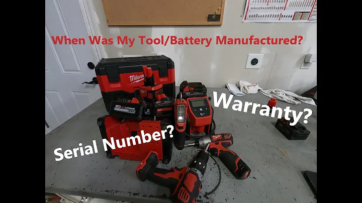 Milwaukee Tool & Battery Warranty - How To Read The Date Code.
