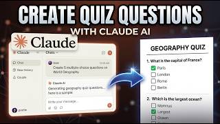 How to Create Quiz Questions with Claude AI | Step by Step for Beginners (2026)
