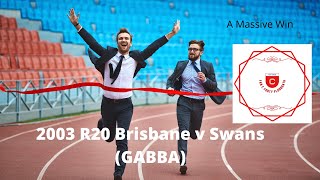 2003 R20 Swans v Brisbane (GABBA)