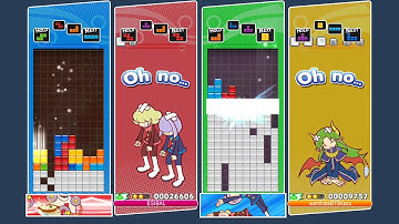 [Puyo Puyo Tetris AI] Zetris vs ESIBAL, btlesd, and wanttobeBTBkazu