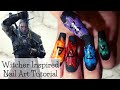 Witcher Inspired Nail Art Tutorial || Mari's Nerdycures