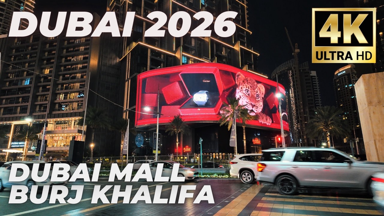 Dubai [4K] Amazing City Center, Burj Khalifa , Dubai Mall Walking Tour 2026 🇦🇪