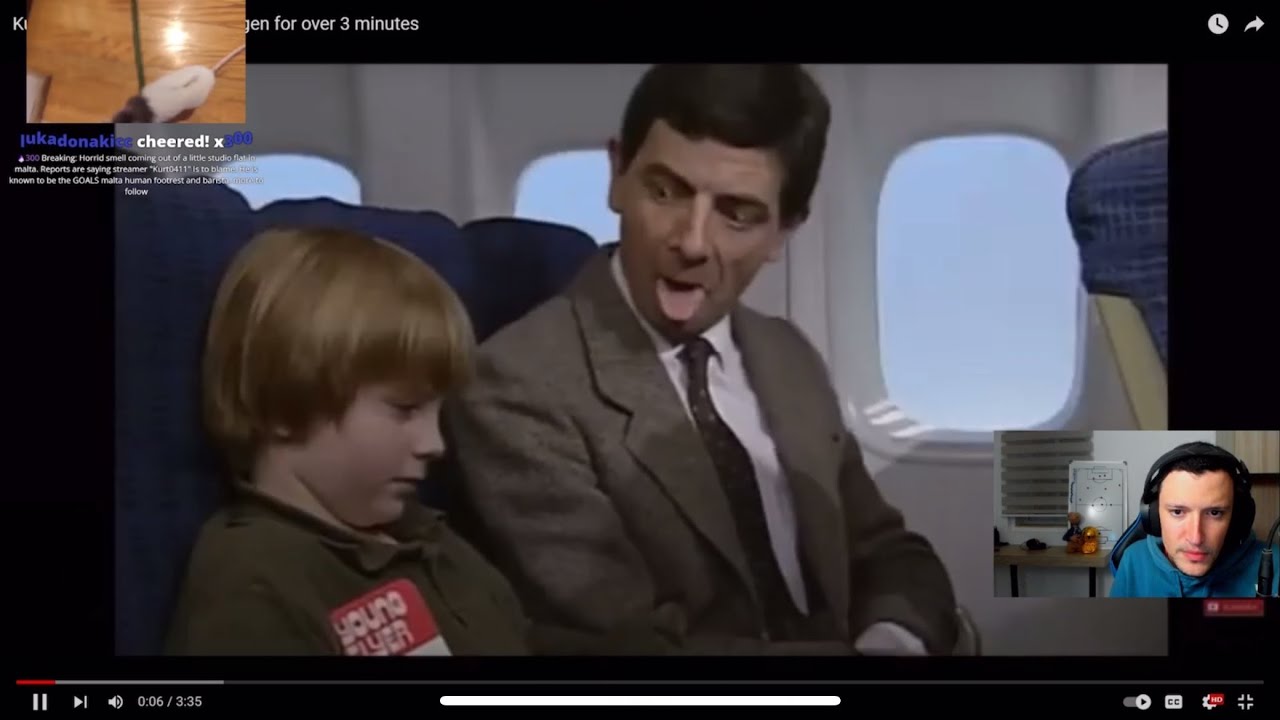 Kurt0411 reacts to himself being Mr Bean