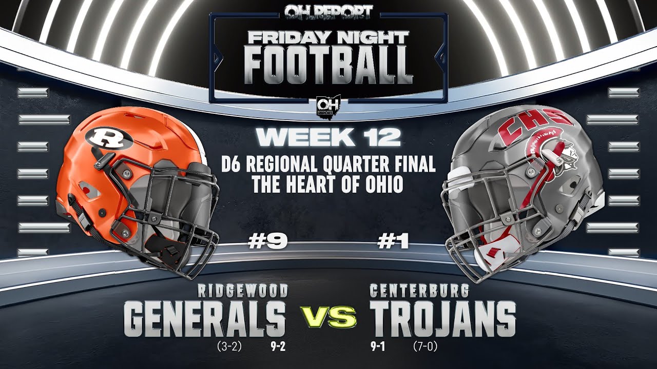 #9 Ridgewood (9-2) vs #1 Centerburg (9-1) - D6 Football Region 23 Quarterfinals