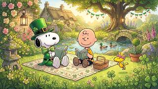 St. Patrick’s Day Garden Picnic 🍀 Soft Spring Jazz with Snoopy screenshot 3