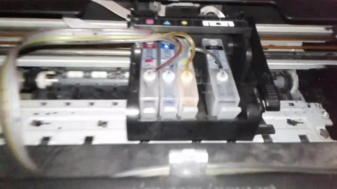 Fallo cabezal hp b210 - YouTube