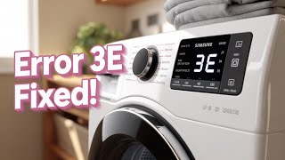How to fix a error 3e on Samsung washer **FULL GUIDE** (Works 2026) Profile