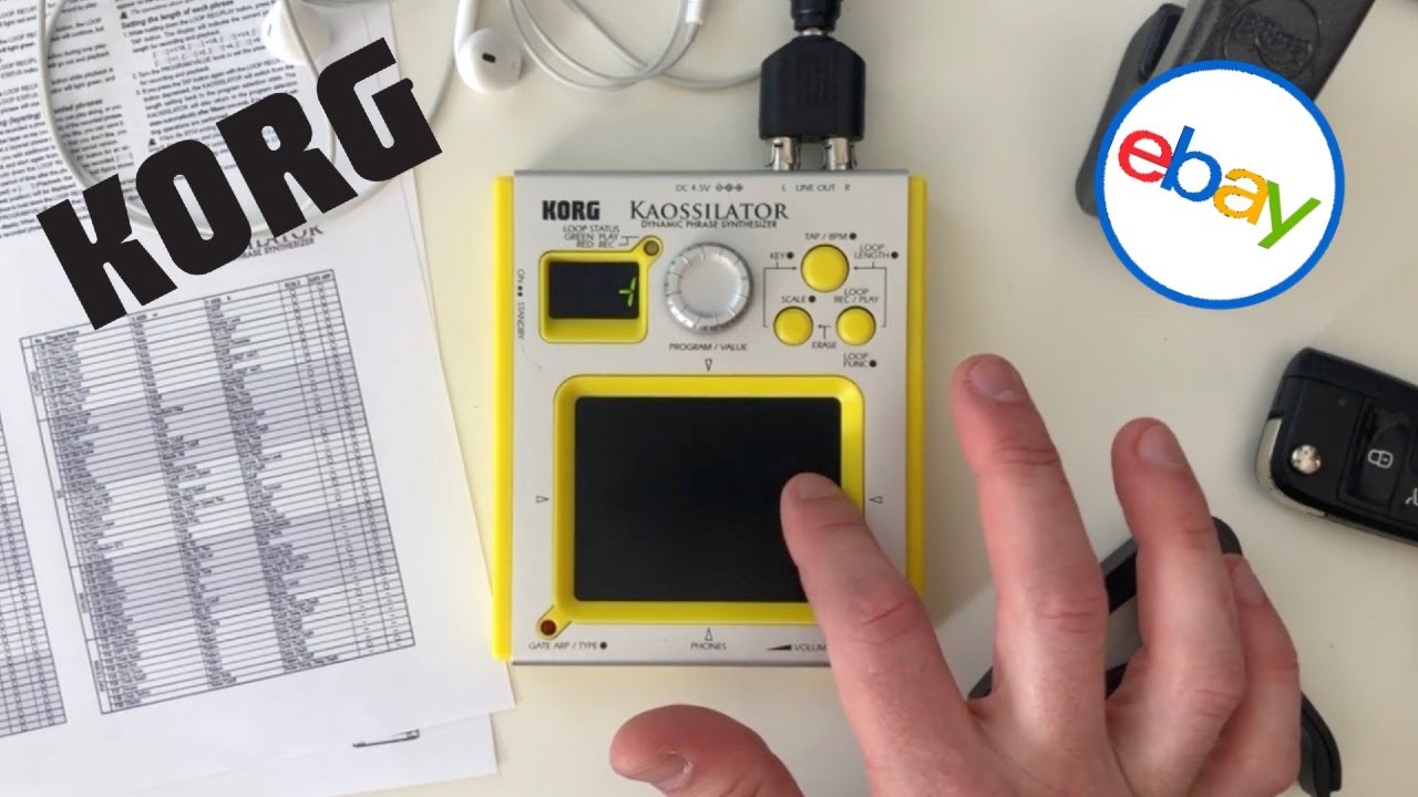 KORG KAOSSILATOR（コルグ カオシレーター） - YouTube