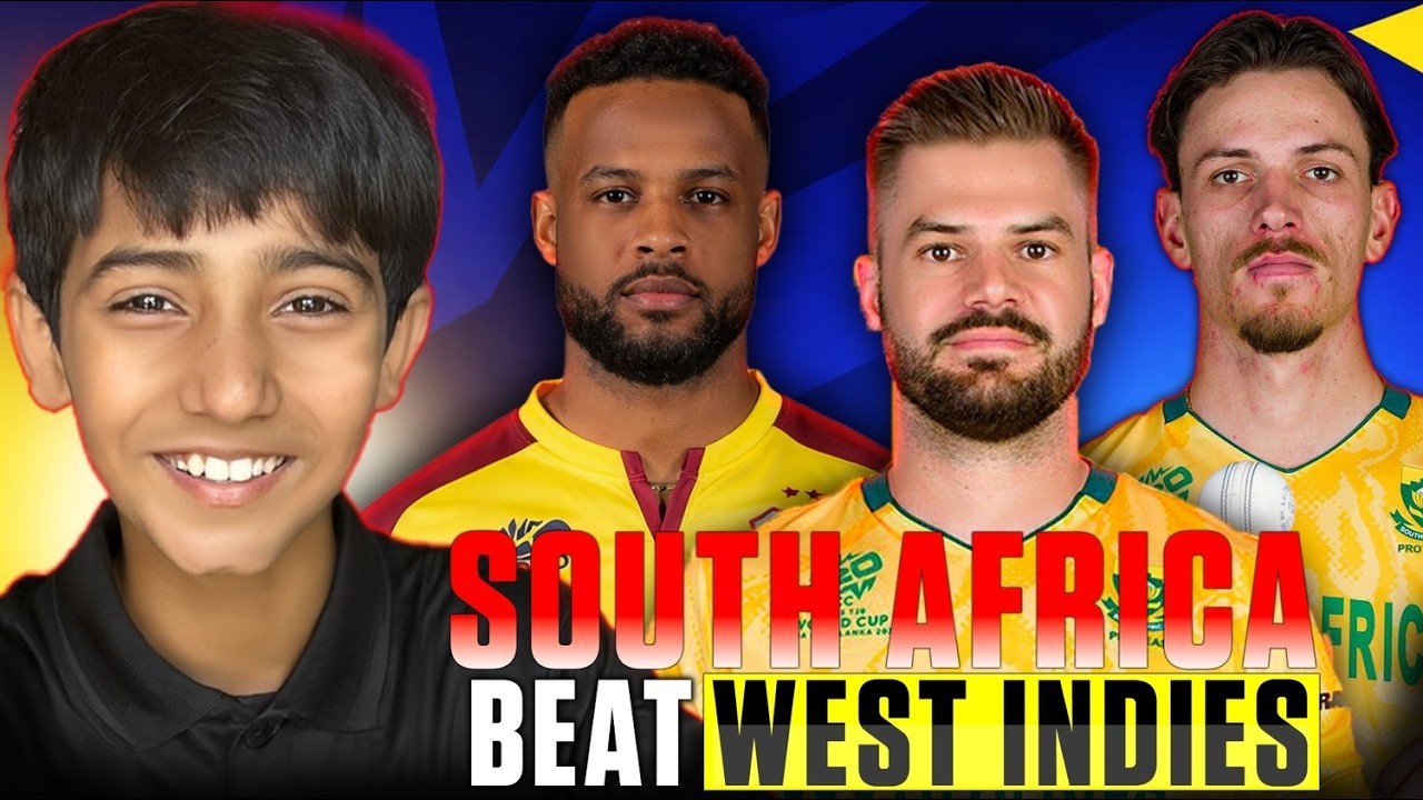 SAUTH AFRICA BEAT WEST INDIES || INDIA WILL QUALIFY FOR SEMI FINAL 🤔|| POOR BOWLING FROM WEST INDIES