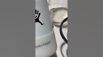 Clean Hydroflask #asmr#cleaning#cleaningmotivation #cleanwithme#clean