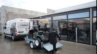 Boston Golf - Golf Car Tilt-trailer Demo