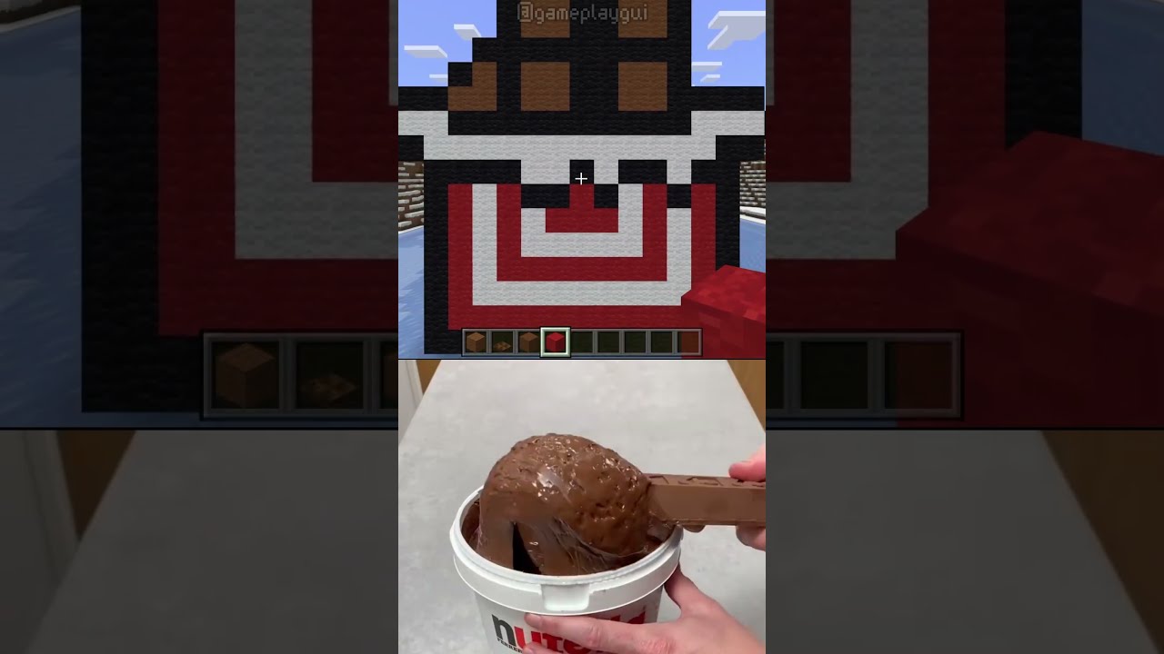 Minecraft Chocolates Nutella 