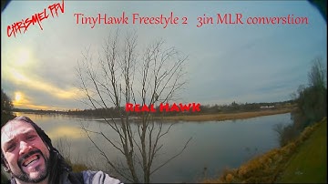 EMAX Tinyhawk Freestyle 3in Long Range Conversion ....(Flying a TinyHawk Around a Hawk)