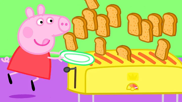 Peppa Pig Official Channel | Peppa Pig's Best Breakfast Club - The Toast Flood!