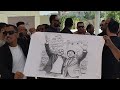 جـ ـنازة هاني شاكر أمير الغناء العربي وانهـ ـيار زوجته نهلة توفيق ونجله شريف هاني شاكر هاني شاكر