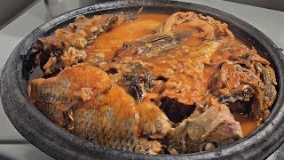How To Prepare Delicious Ghanaian Tilapia/Kobi Lightsoup With Fufu | Ghana Soup Recipe |  Ghana Food