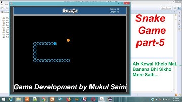 Snake game part 5 | draw the scores