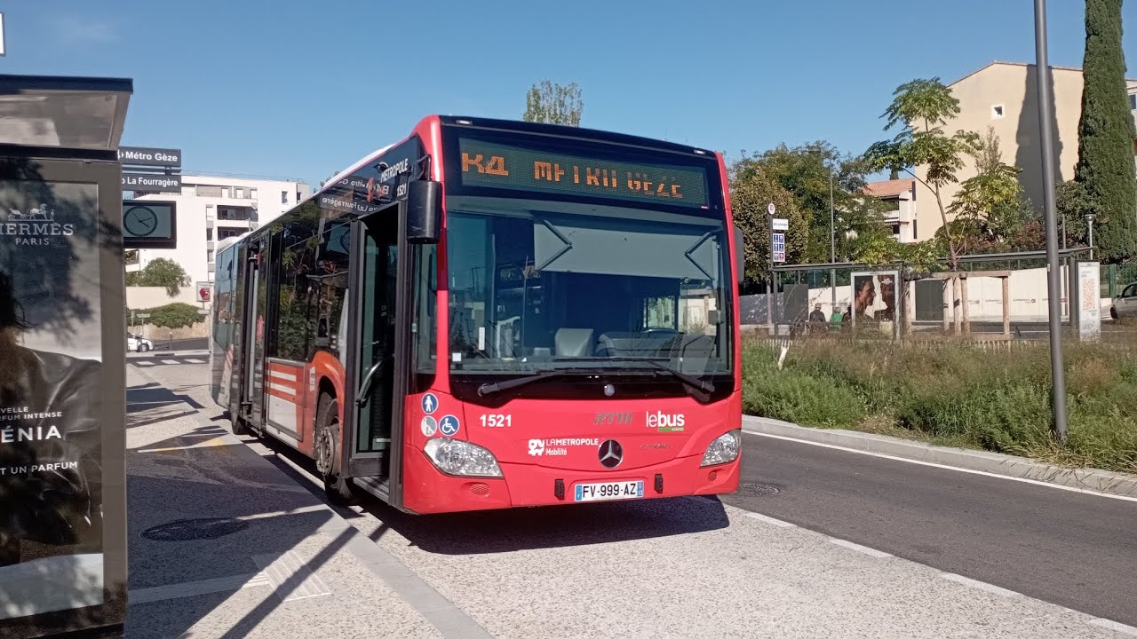 [RTM] Mercedes Citaro C2 Hybrid €6 - Ligne B4 destination Métro La ...