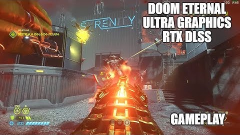 DOOM ETERNAL: Ultranightmare Graphics Raytracing + DLSS Gameplay