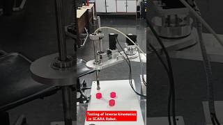Testing of Scara robot for inverse kinematics