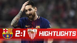 Барселона - Севилья 2-1/Barcelona Vs Sevilla 2-1 12 08 2018 Hd