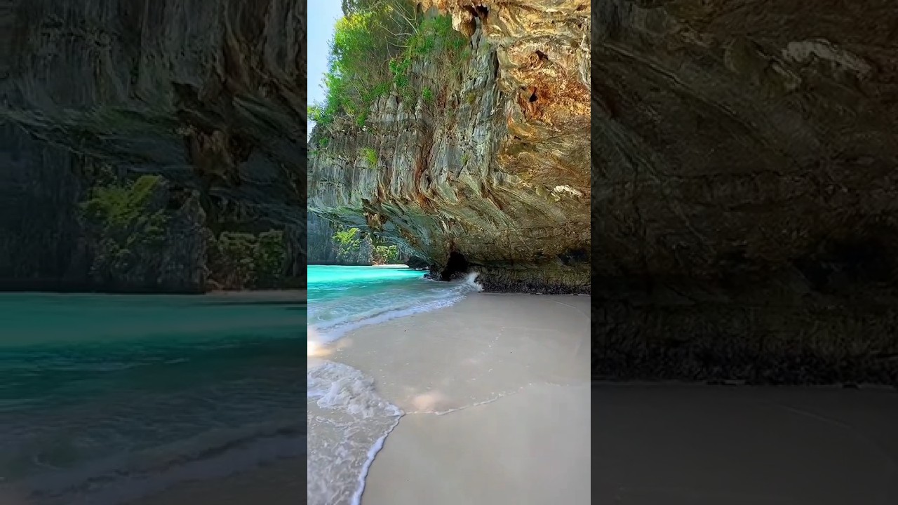 Trip Day from Phuket to Maya Bay / Beautiful view 4k video 