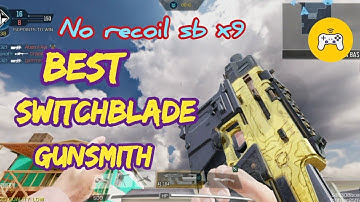 BEST SWITCHBLADE X9 Gunsmith #codm #switchbladex9 #switchbladex9gunsmith #thegameplaychannel