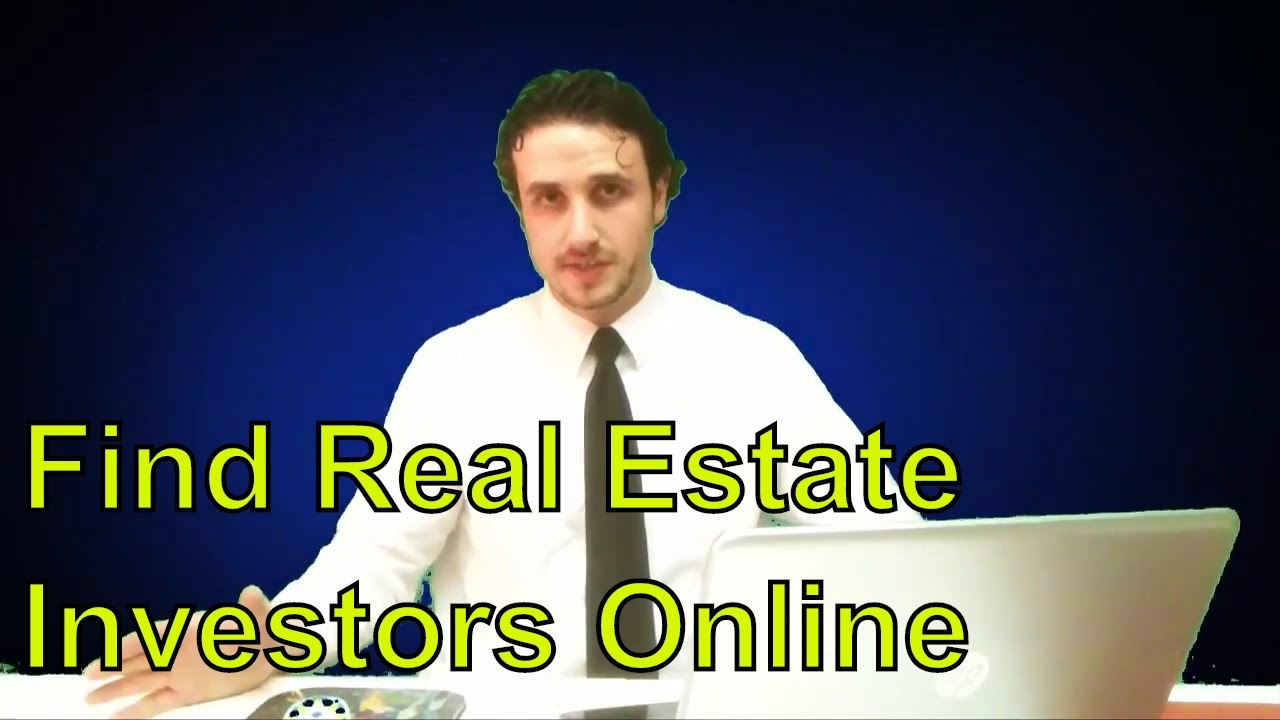 How To Find Real Estate Investors Online YouTube