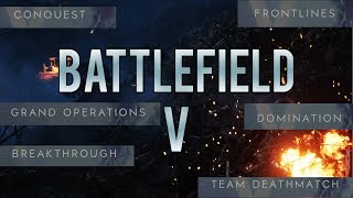 battlefield v all game modes tutorials