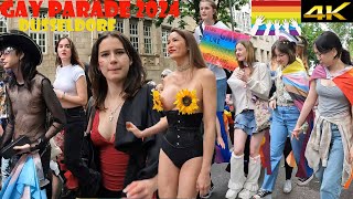 Gay Parade (Christopher street Day) in Dusseldorf (Germany) 2024