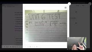 Using Desmos as a way for Students to Support their Test Answers