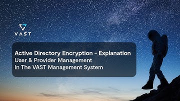 Active Directory (User & Provider Management in the VAST Management System)