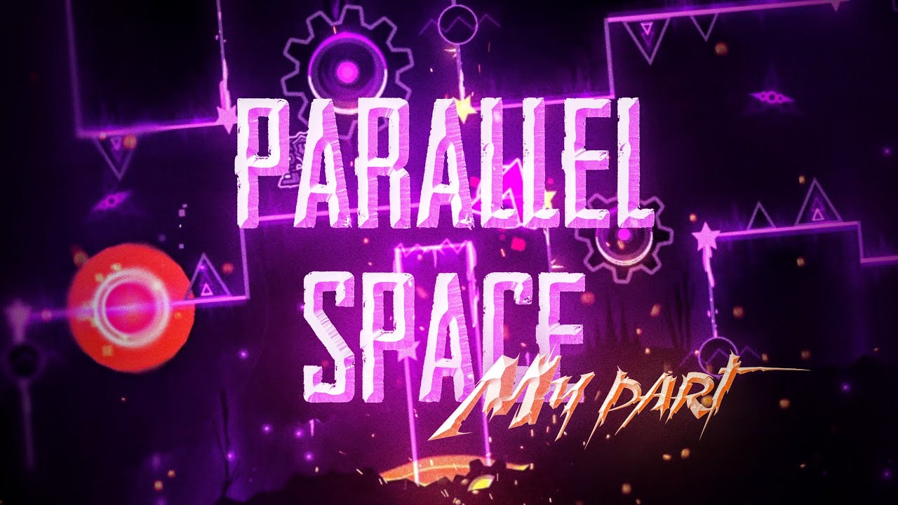  The image is the title screen of a mobile rhythm game called Parallel Space. The game features anime-styled characters and music from various genres.